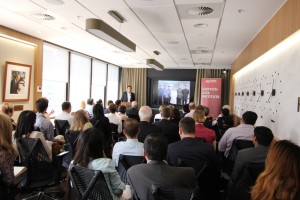 Mr John Garnaut speaking at the China Brief