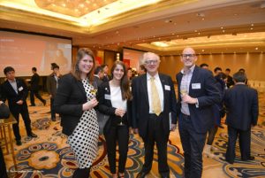 At a Griffith University alumni event with Emeritus Professor Colin Mackerras.