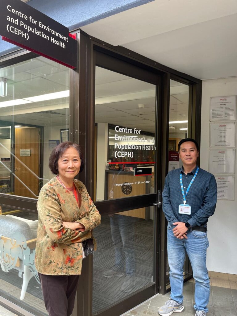 Professor Cordia Chu AM and Dr Tuan Pham. (Photo supplied)