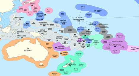 Figure 1: The Pacific region