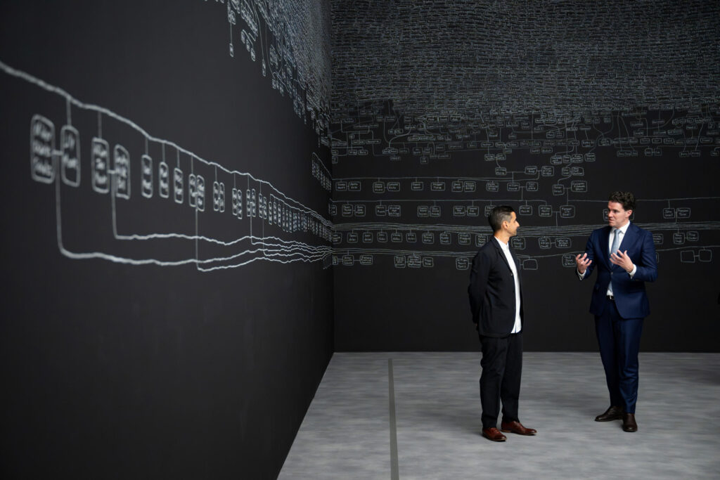 ‘Archie Moore: kith and kin’, Gallery of Modern Art, Brisbane, Photograph: Chloë Callistemon, QAGOMA