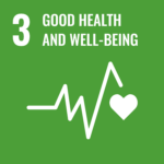 An icon for SDG 3: good health and well-being